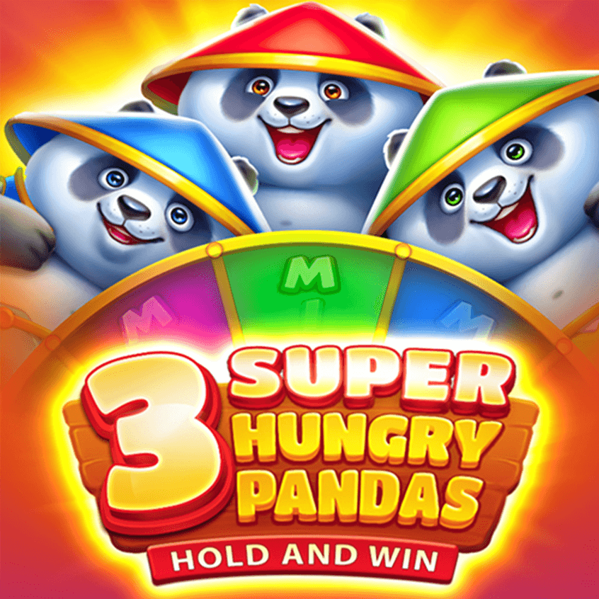3 Super Hungry Pandas